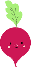 Beetroot Cartoon Illustration